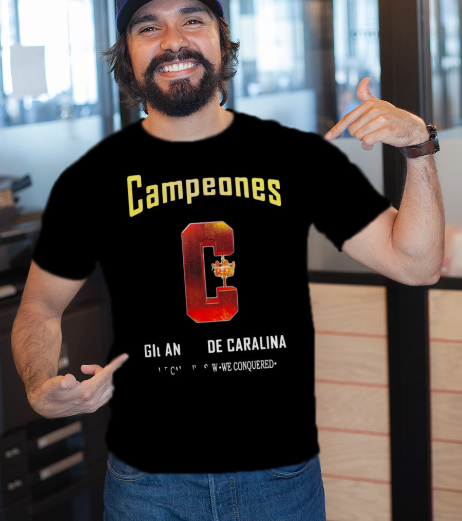 Campeones Gigantes De Caralina Crowned Victory T-Shirt