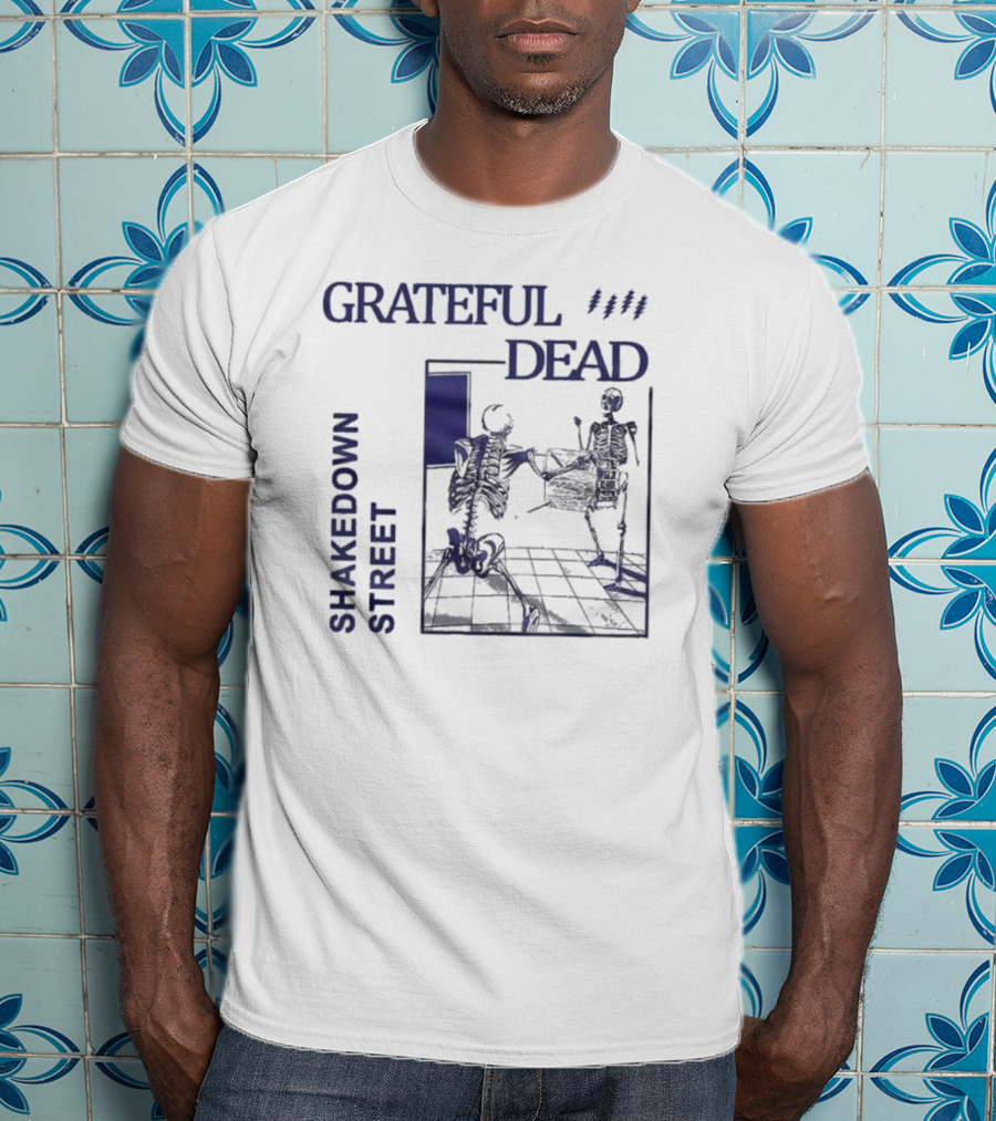Grateful Dead Shakedown Street Skeleton Dance T-Shirt