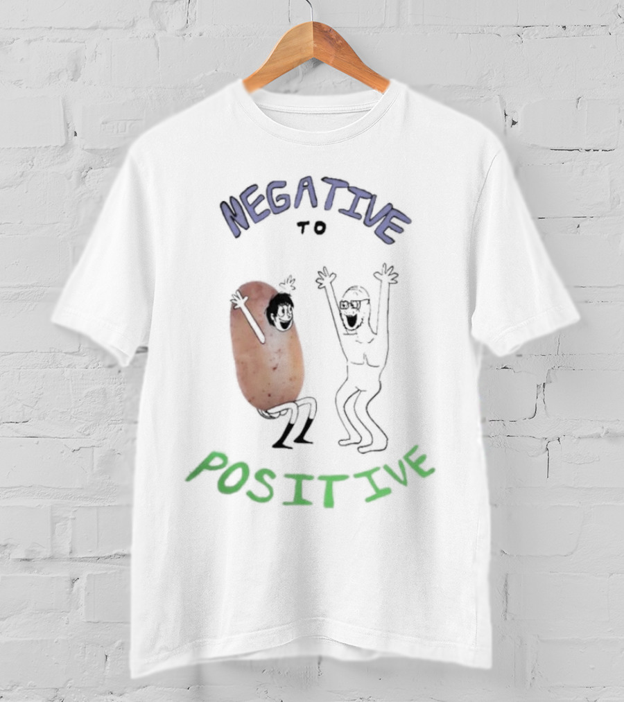 Negative To Positive Dancing Characters With Bean Costume T-Shirt