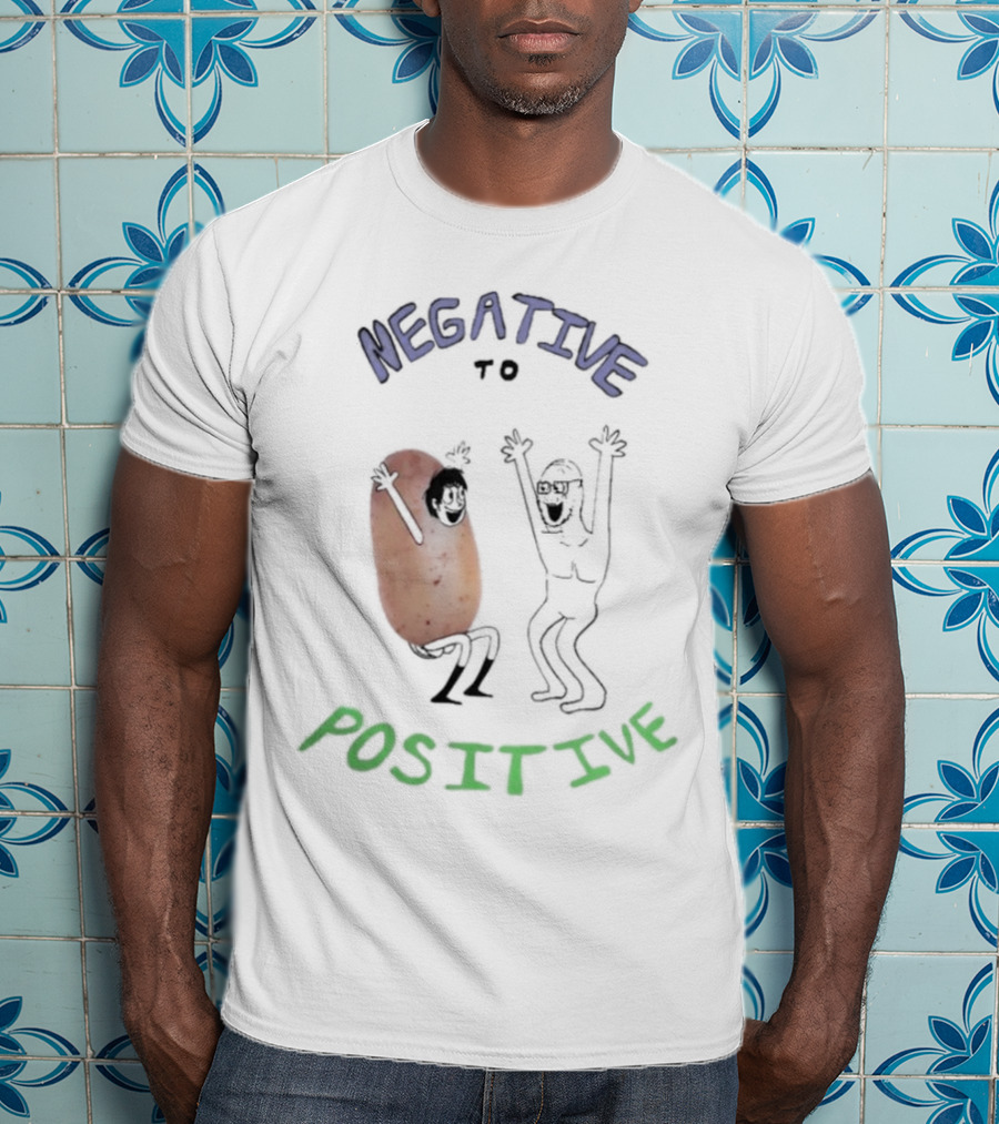 Negative To Positive Dancing Characters With Bean Costume T-Shirt