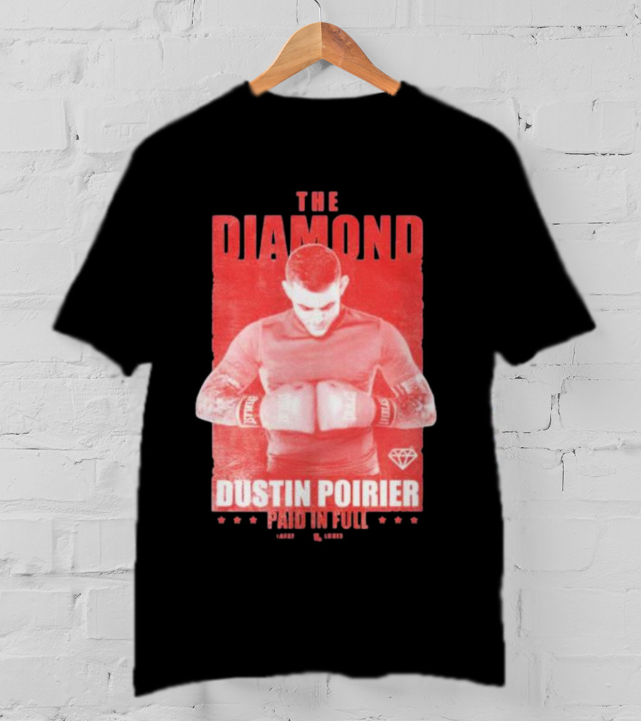 The Diamond Dustin Poirier Paid In Full Diamond Boxing T-Shirt