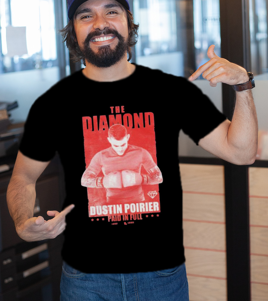 The Diamond Dustin Poirier Paid In Full Diamond Boxing T-Shirt