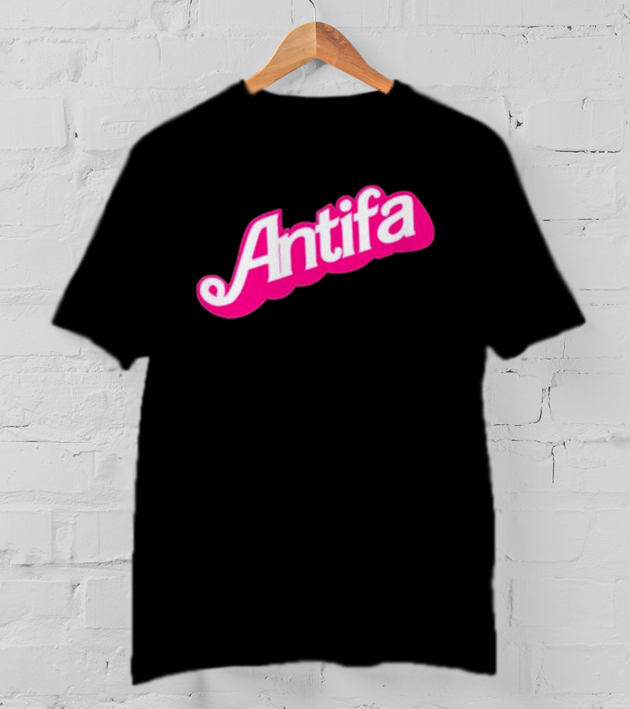 Walter Masterson Barbie Antifa Pink T-Shirt