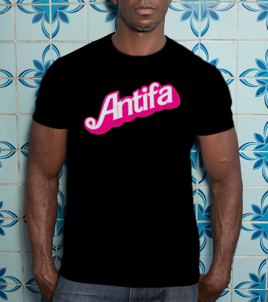 Walter Masterson Barbie Antifa Pink T-Shirt