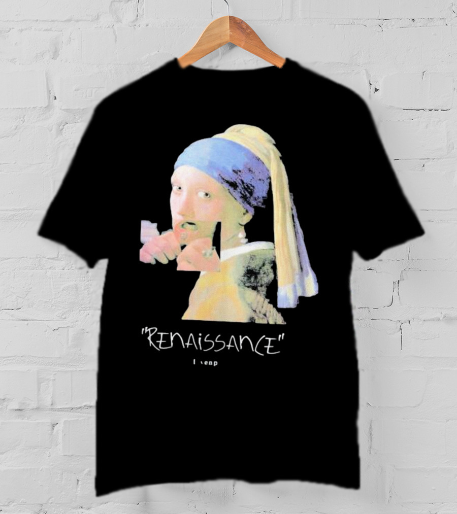 Renaissance Girl With A Pearl Earring Eleven Paris Men's T-Shirt