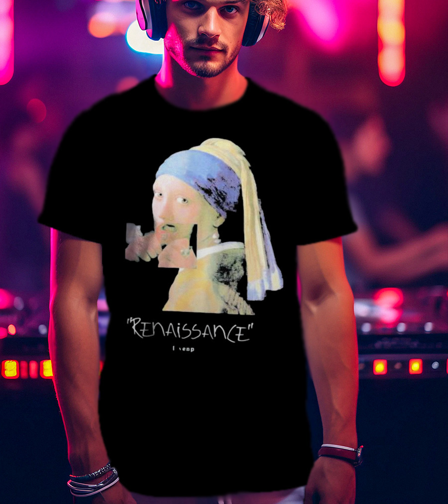 Renaissance Girl With A Pearl Earring Eleven Paris Men's T-Shirt