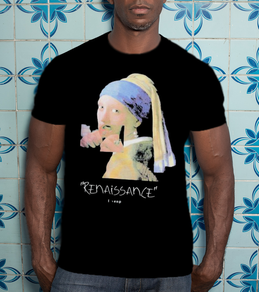 Renaissance Girl With A Pearl Earring Eleven Paris Men's T-Shirt