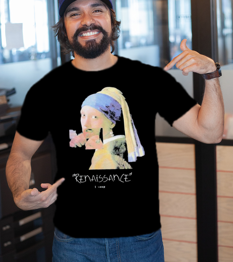 Renaissance Girl With A Pearl Earring Eleven Paris Men's T-Shirt