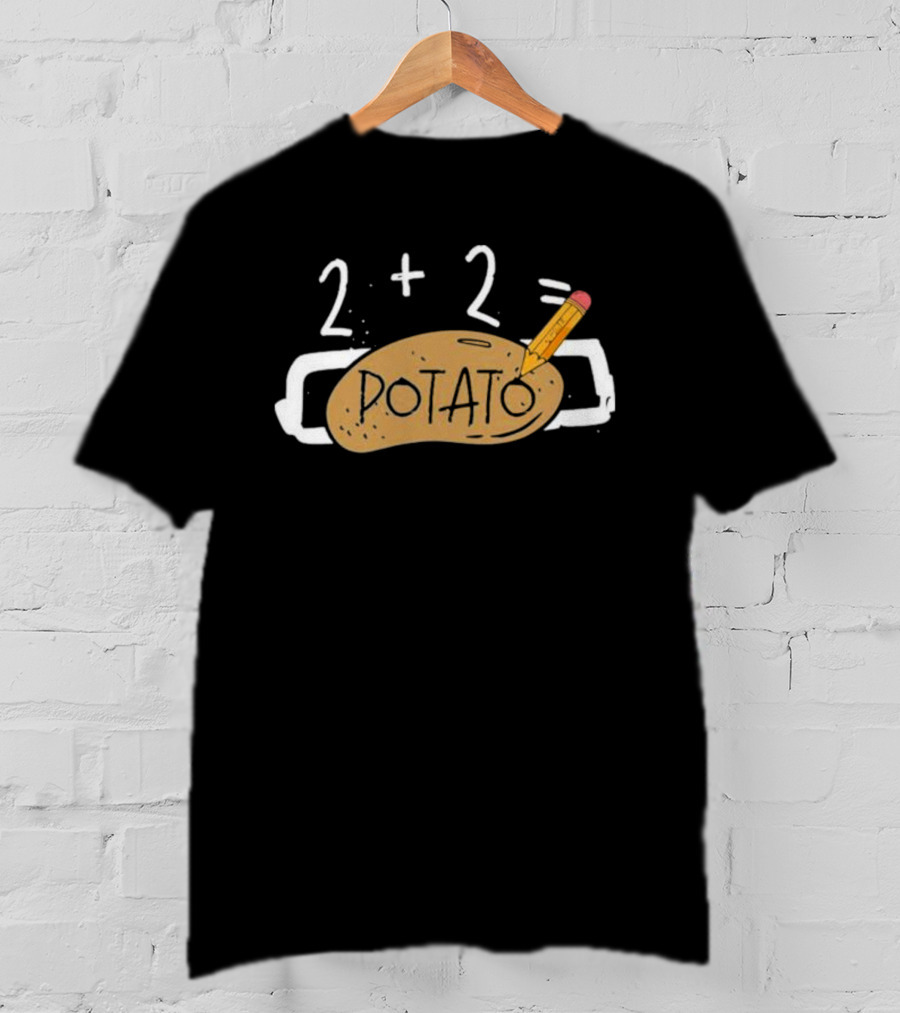 2+2 Potato Math Joke Simon Miller Dotato T-Shirt