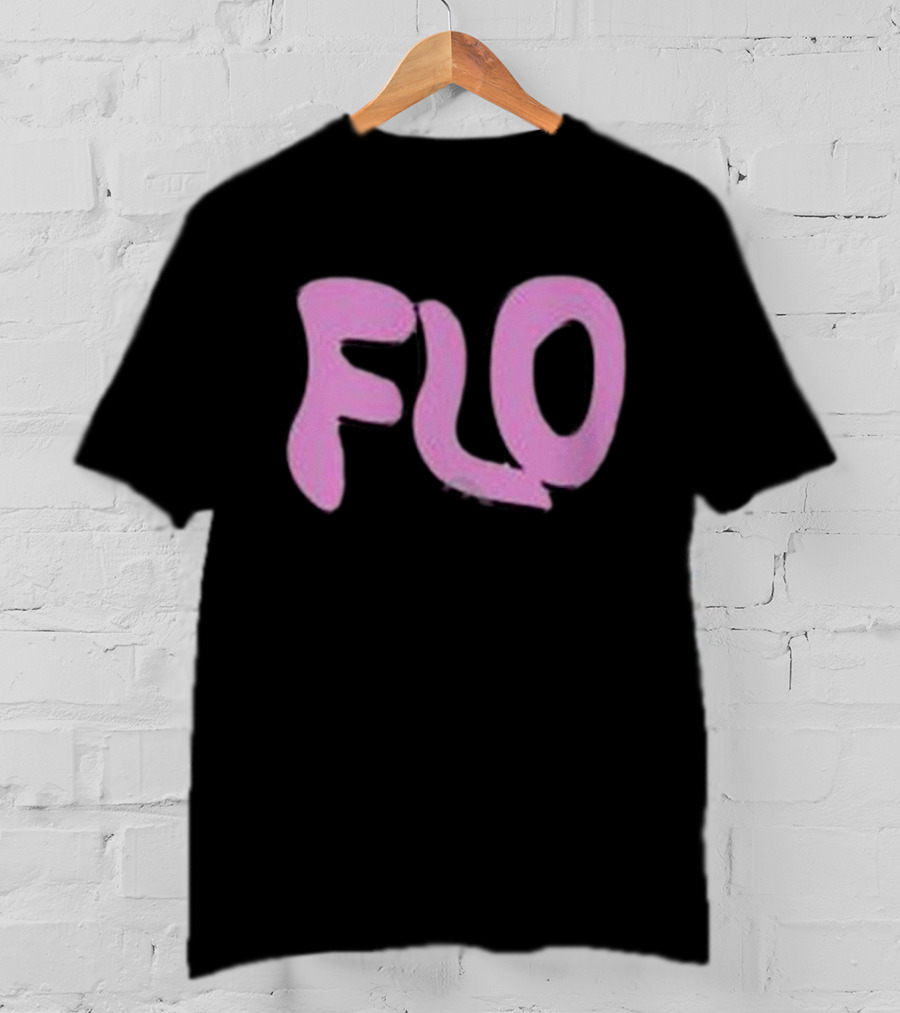 Jimmyoutsold FLO Text Pink Letters T-Shirt