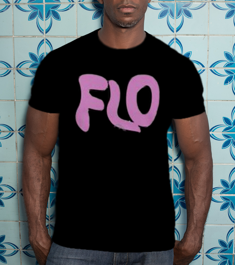 Jimmyoutsold FLO Text Pink Letters T-Shirt