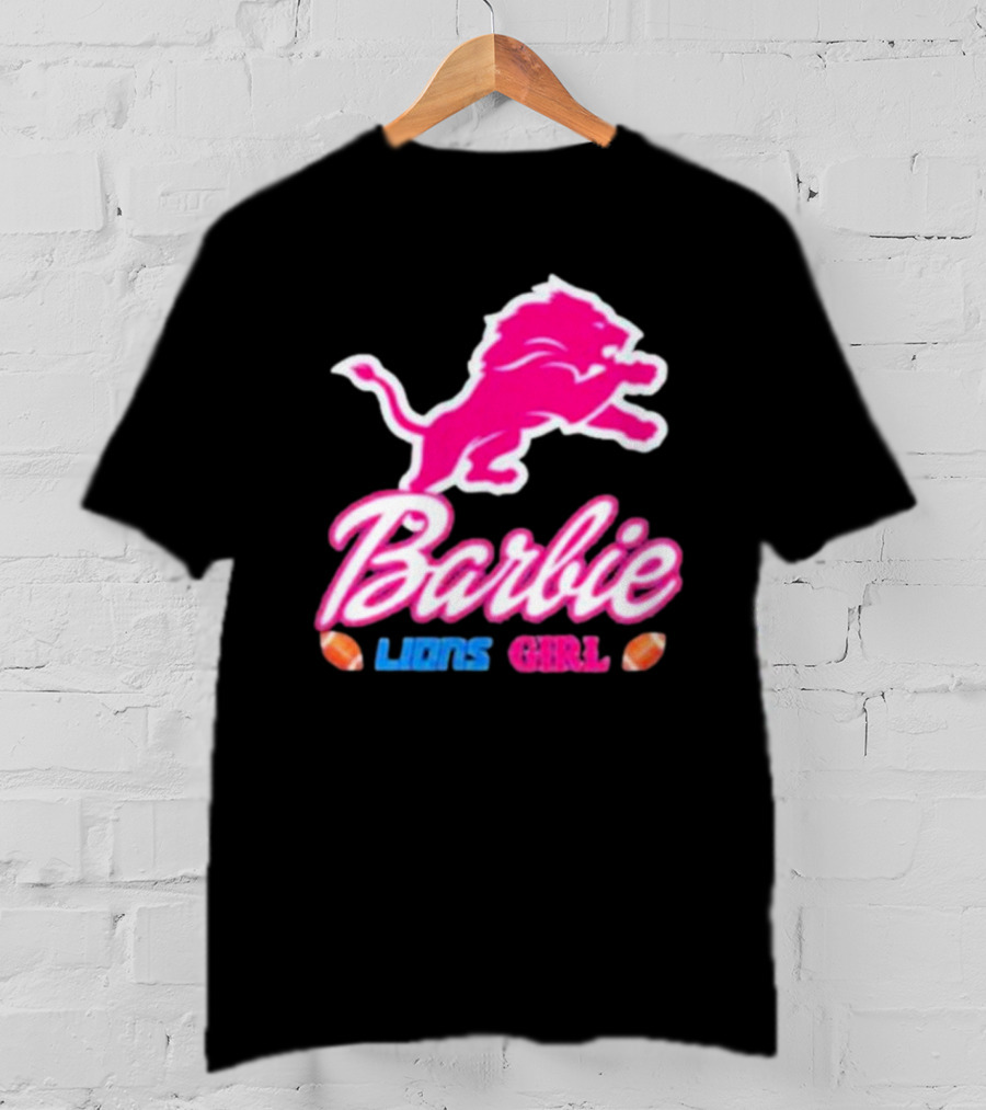 Barbie Lions Girl Football T-Shirt