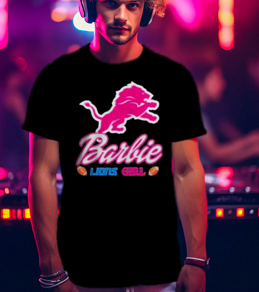 Barbie Lions Girl Football T-Shirt