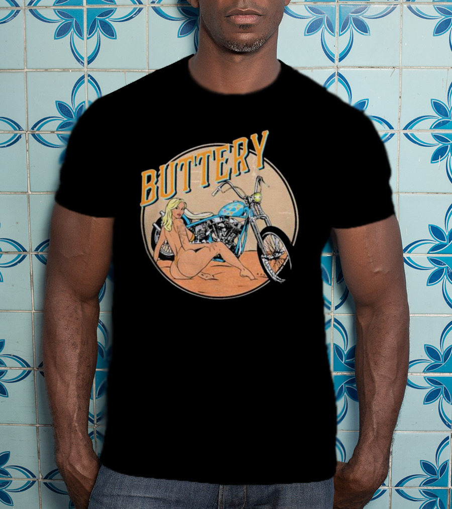 Buttery Films Del Rey Vintage Motorcycle Aesthetic T-Shirt