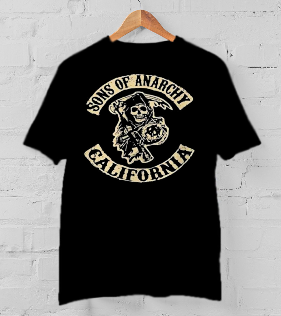 Sons Of Anarchy Death Reaper Emblem California T-Shirt