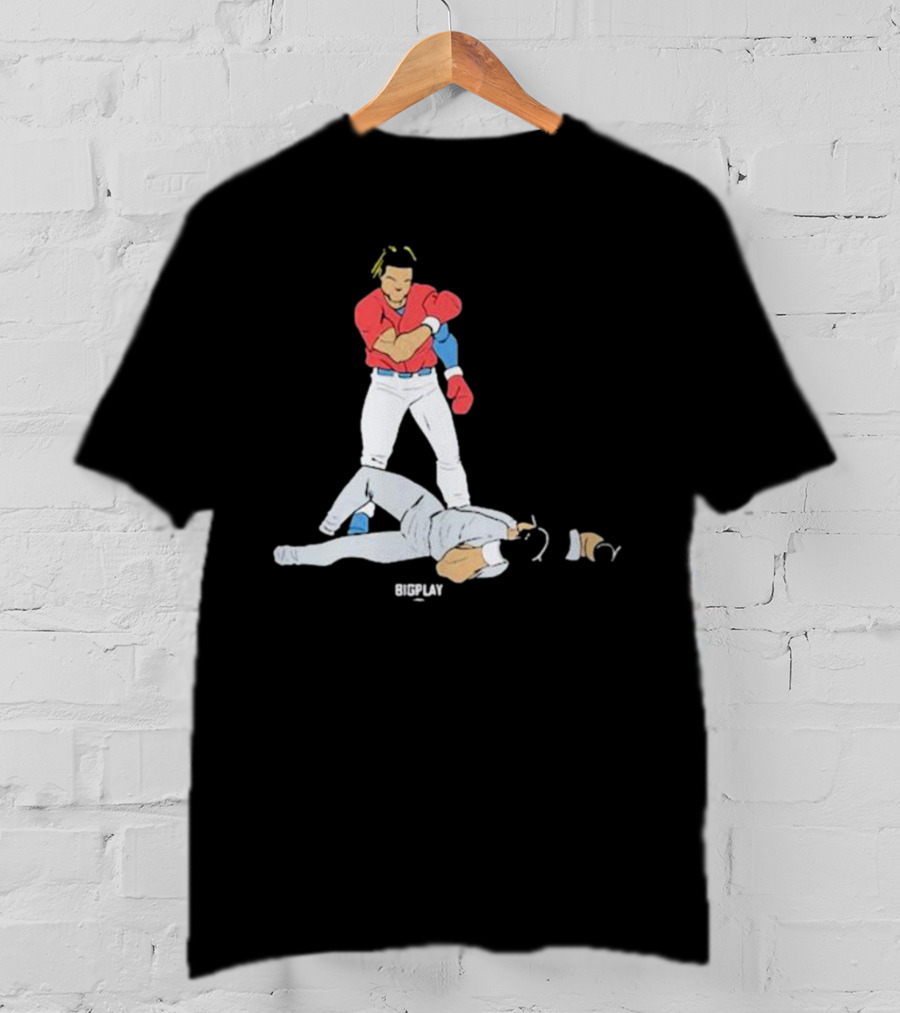 Bigplay Down Goes KO Boxer Knockout Moment T-Shirt