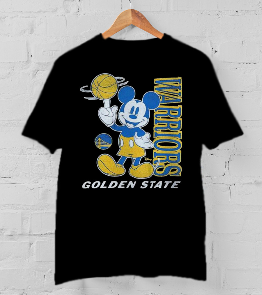 Warriors Golden State Mickey Mouse Basketball T-Shirt