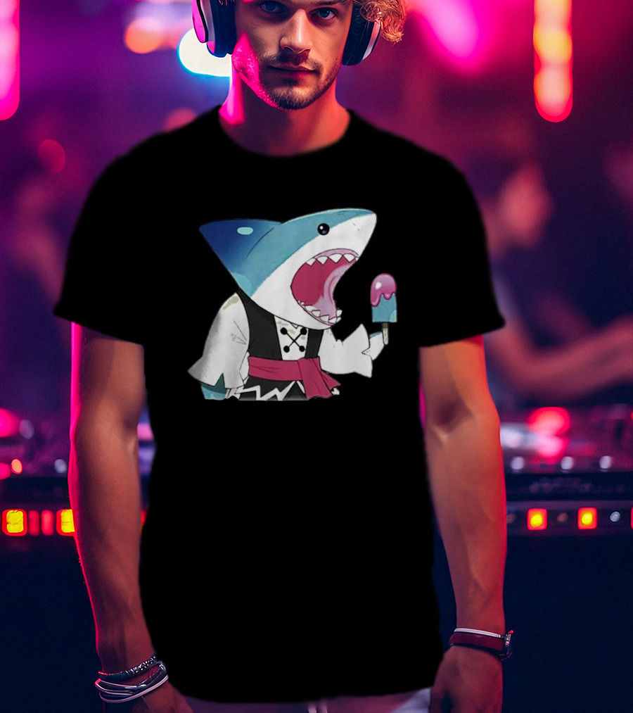 Shroomie Sorbet Shark Cookie Ice Cream Treat T-Shirt