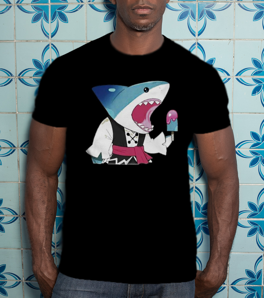 Shroomie Sorbet Shark Cookie Ice Cream Treat T-Shirt