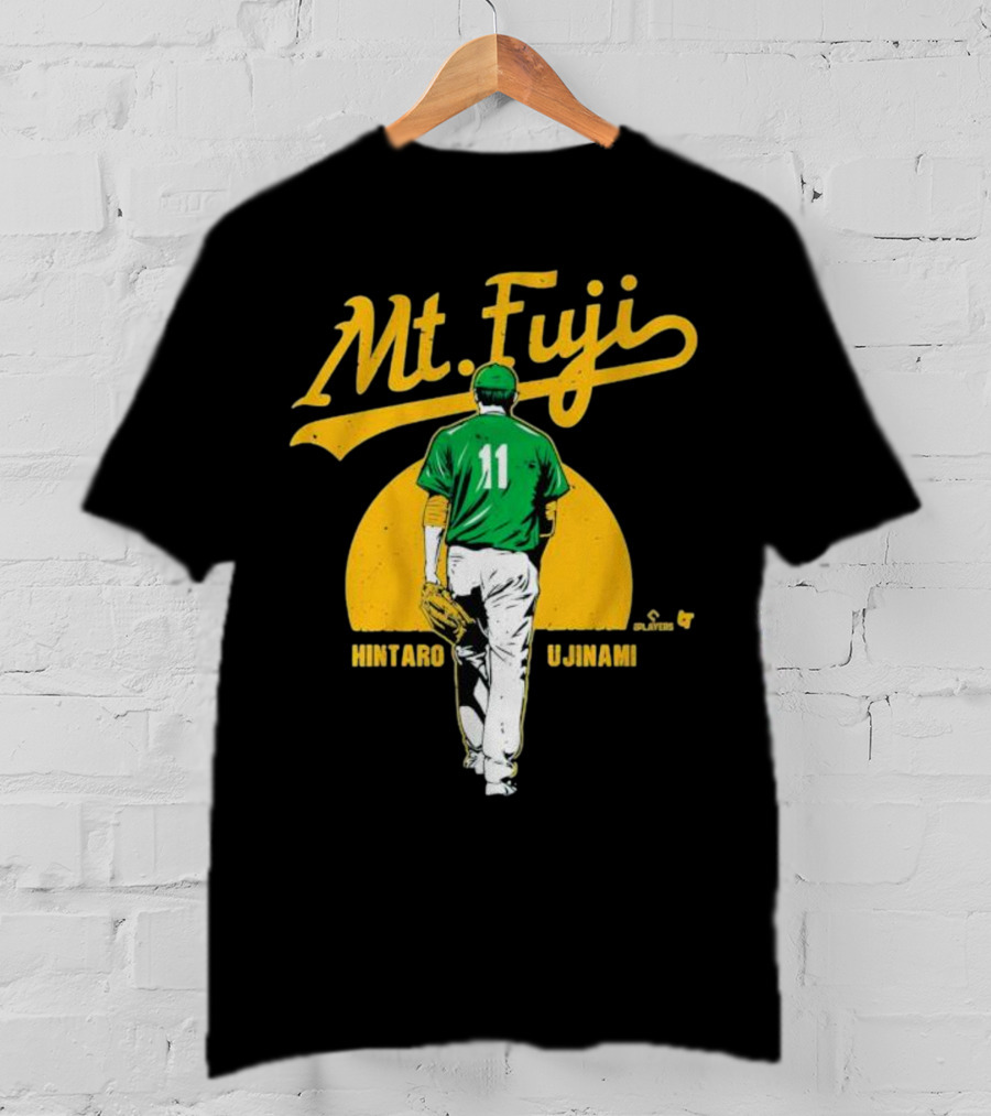 Mt. Fuji HINTARO FUJINAMI 11 Oakland Baseball Players T-Shirt