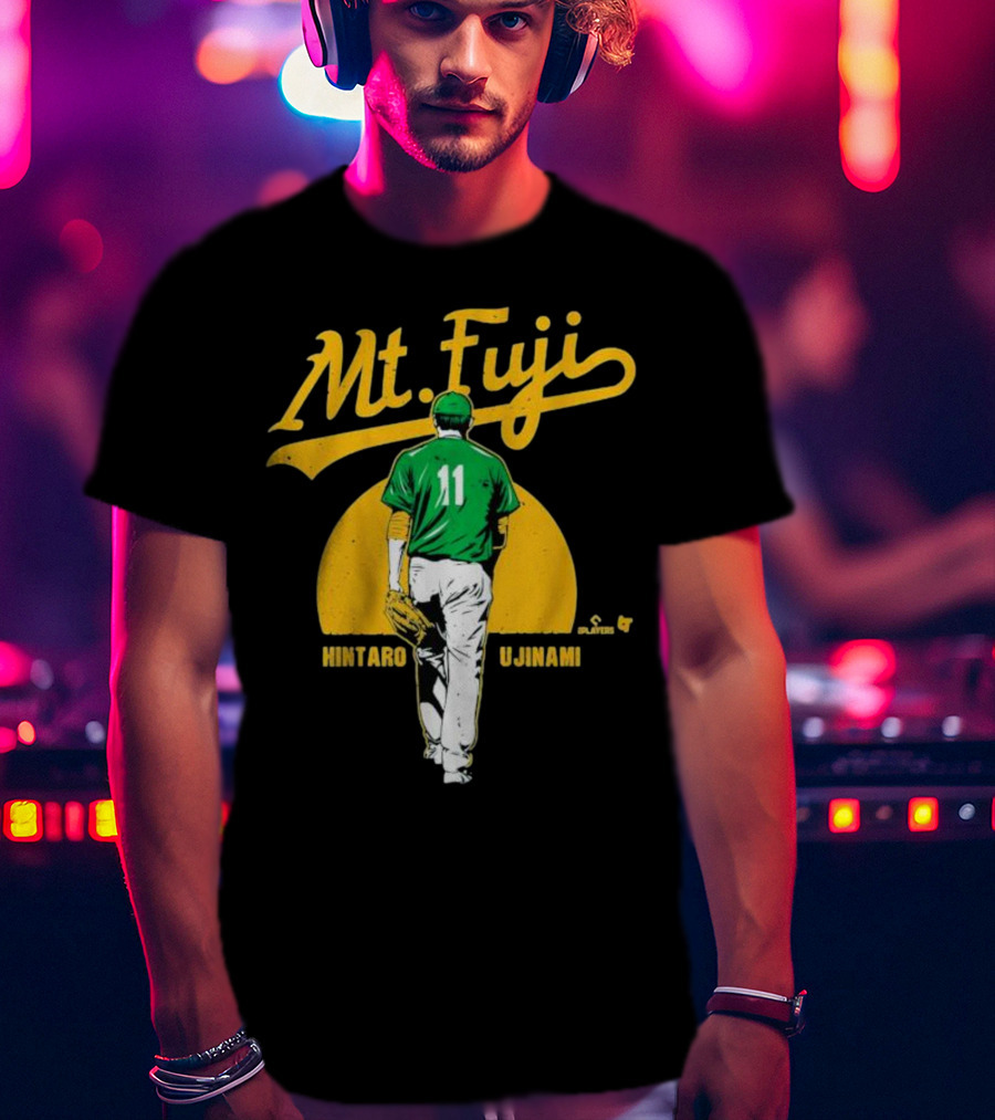 Mt. Fuji HINTARO FUJINAMI 11 Oakland Baseball Players T-Shirt