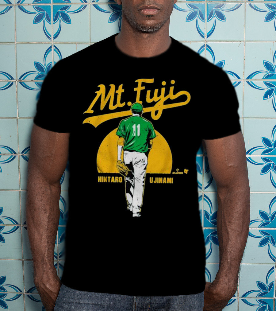 Mt. Fuji HINTARO FUJINAMI 11 Oakland Baseball Players T-Shirt