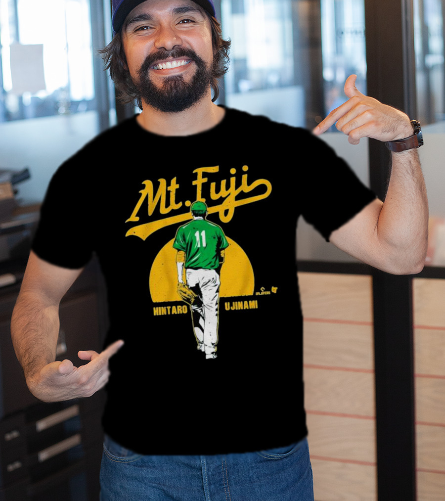 Mt. Fuji HINTARO FUJINAMI 11 Oakland Baseball Players T-Shirt