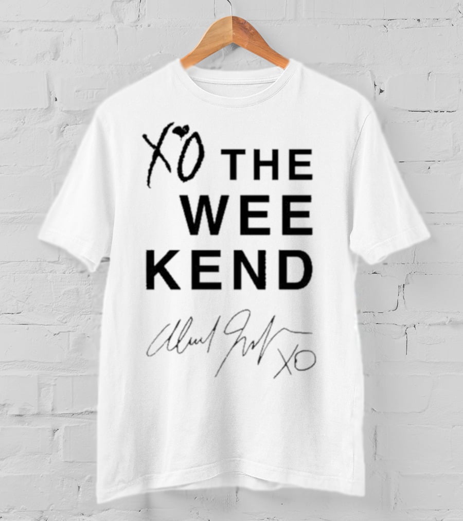 XO The Weeknd Signature Ailoviutl T-Shirt
