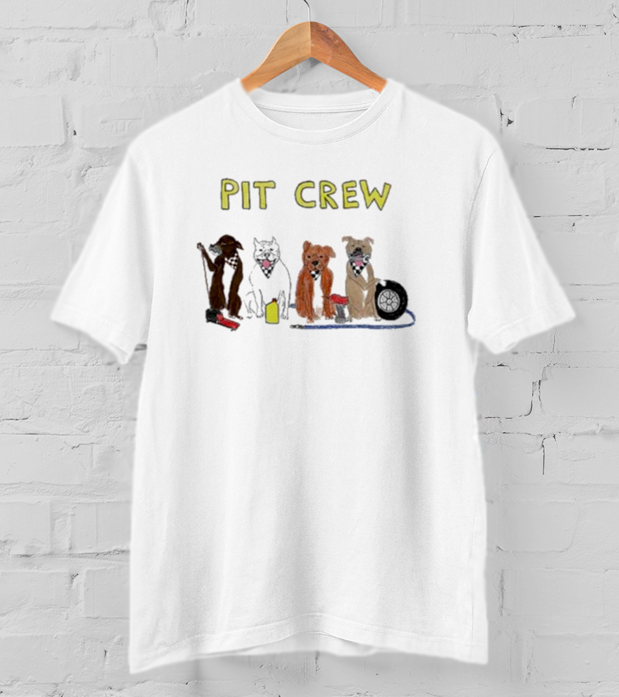 Dave Portnoy Pit Crew Dogs Garage Team T-Shirt