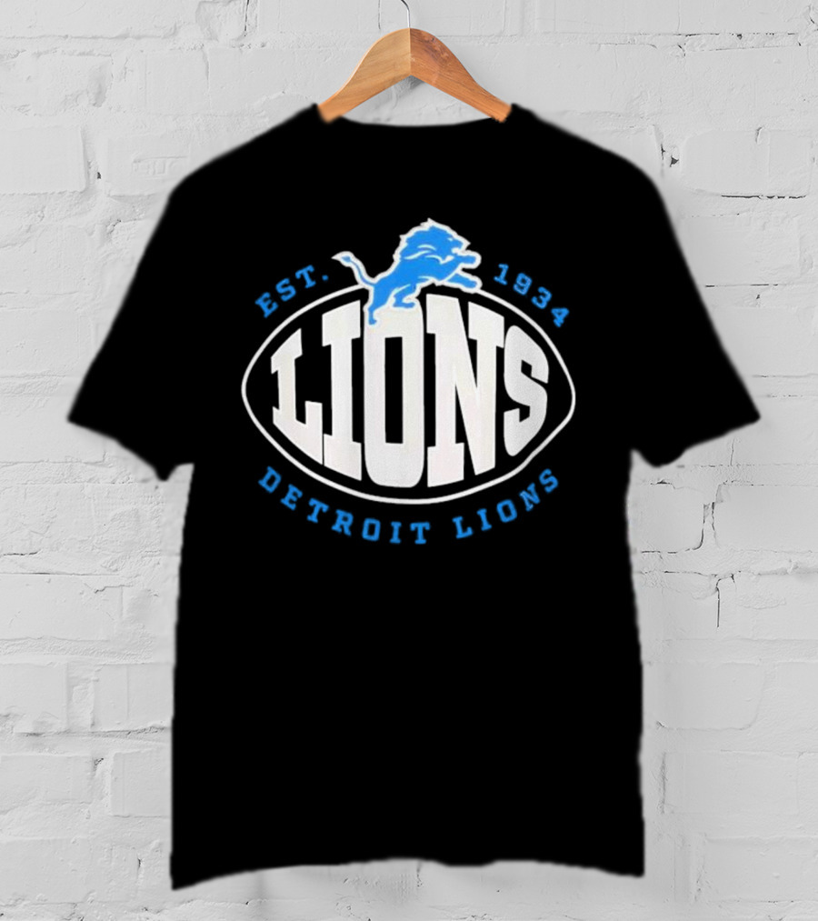 Detroit Lions Est. 1934 Boss X NFL Tra T-Shirt