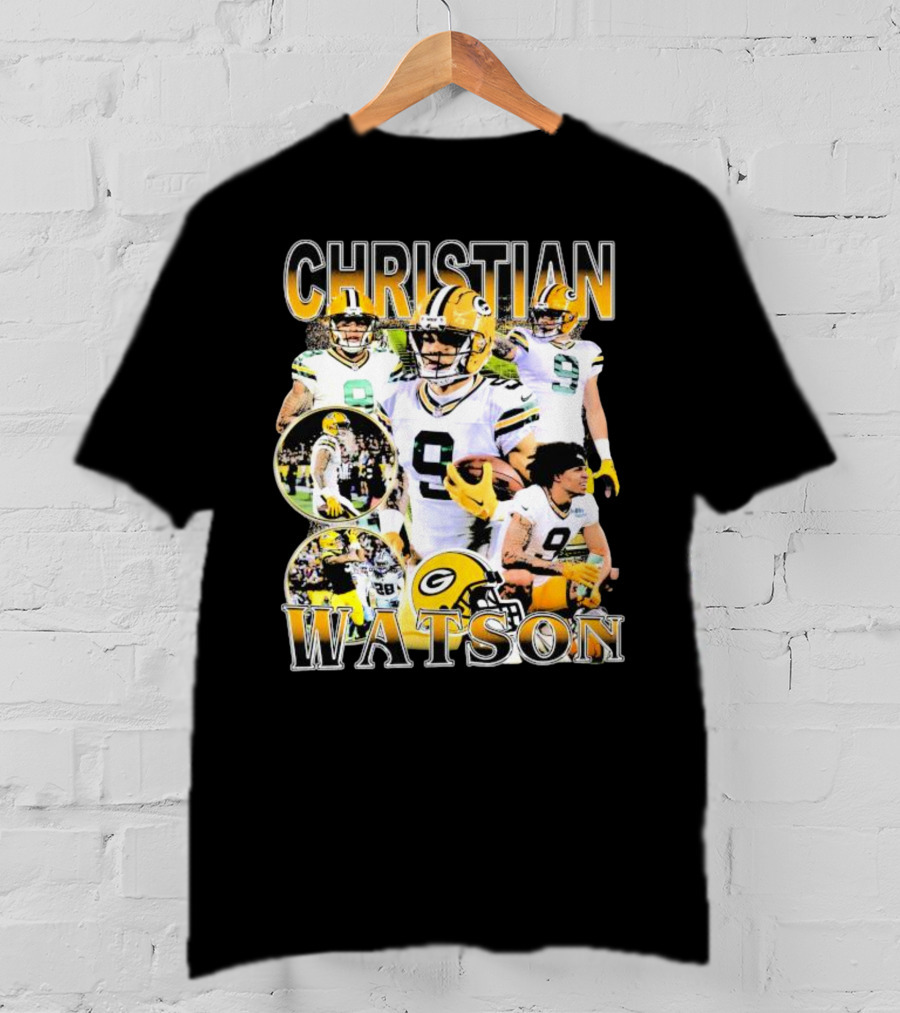 Christian Watson Green Bay Packers Football Player Highlights T-Shirt