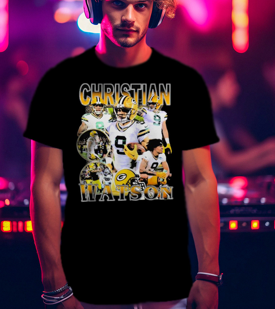 Christian Watson Green Bay Packers Football Player Highlights T-Shirt