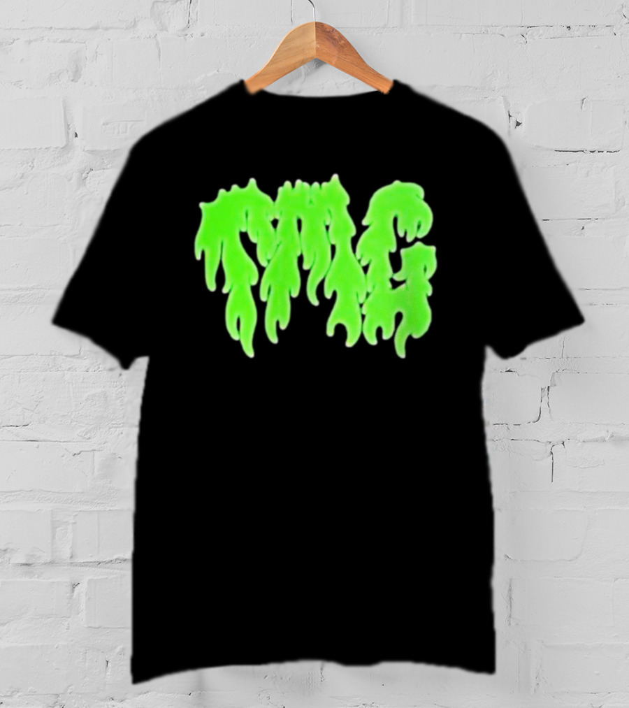 TMG Merch Slime Green Drip TMG T-Shirt