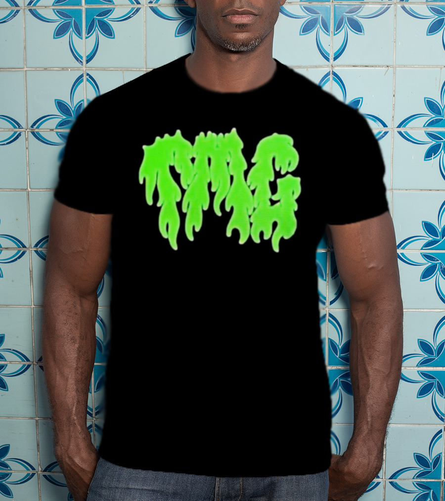 TMG Merch Slime Green Drip TMG T-Shirt