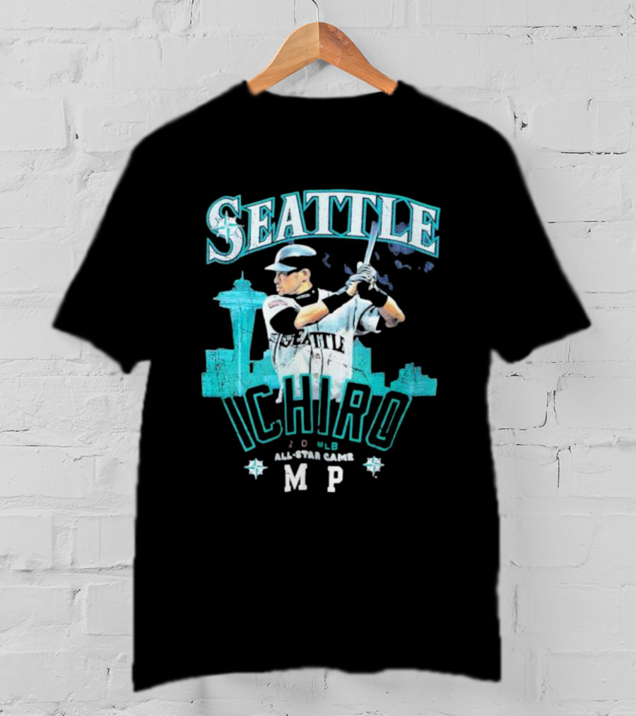 Seattle Mariners 2007 MLB All Star Game MVP Ichiro Suzuki T-Shirt