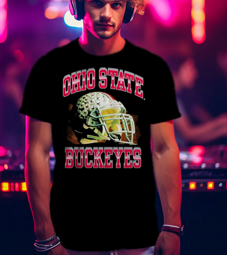 Ohio State Buckeyes Football Helmet T-Shirt