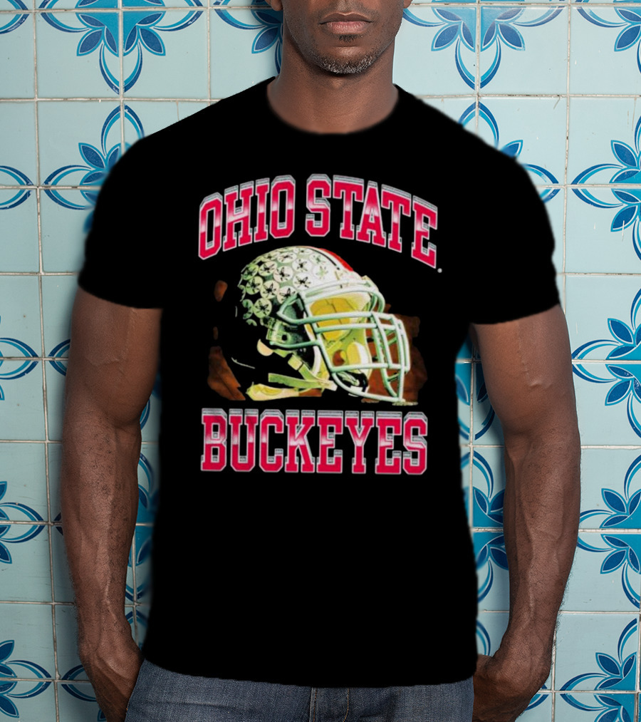 Ohio State Buckeyes Football Helmet T-Shirt