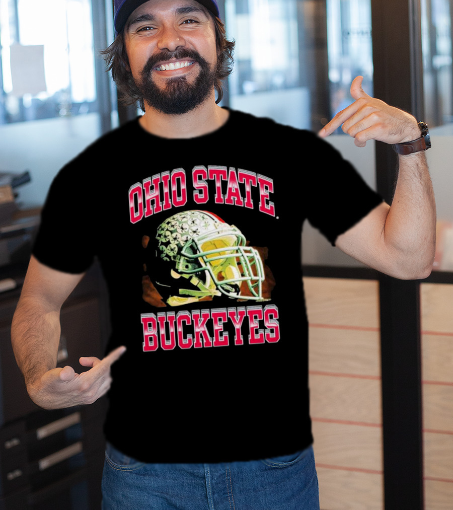 Ohio State Buckeyes Football Helmet T-Shirt
