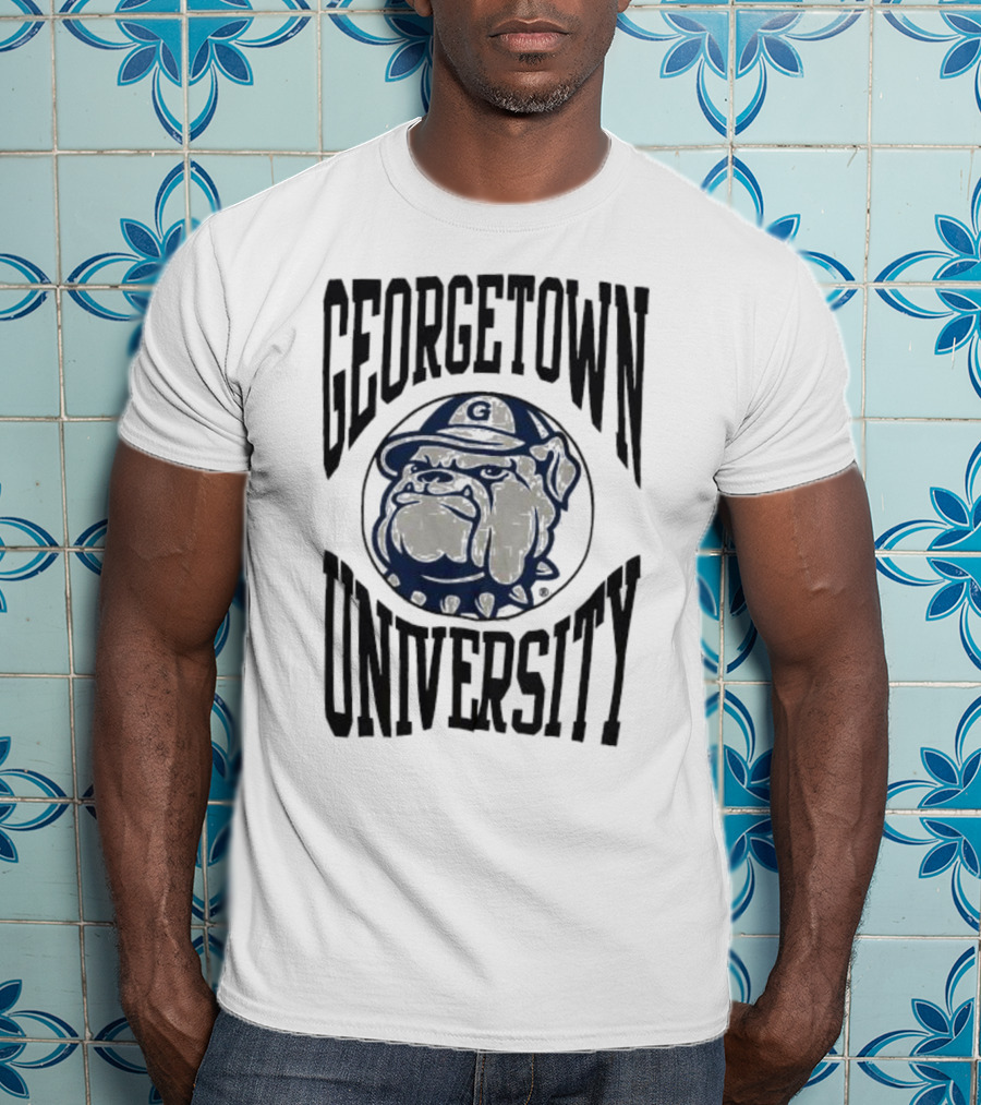 Georgetown University Bulldog Lightweight Crew 3.0 T-Shirt