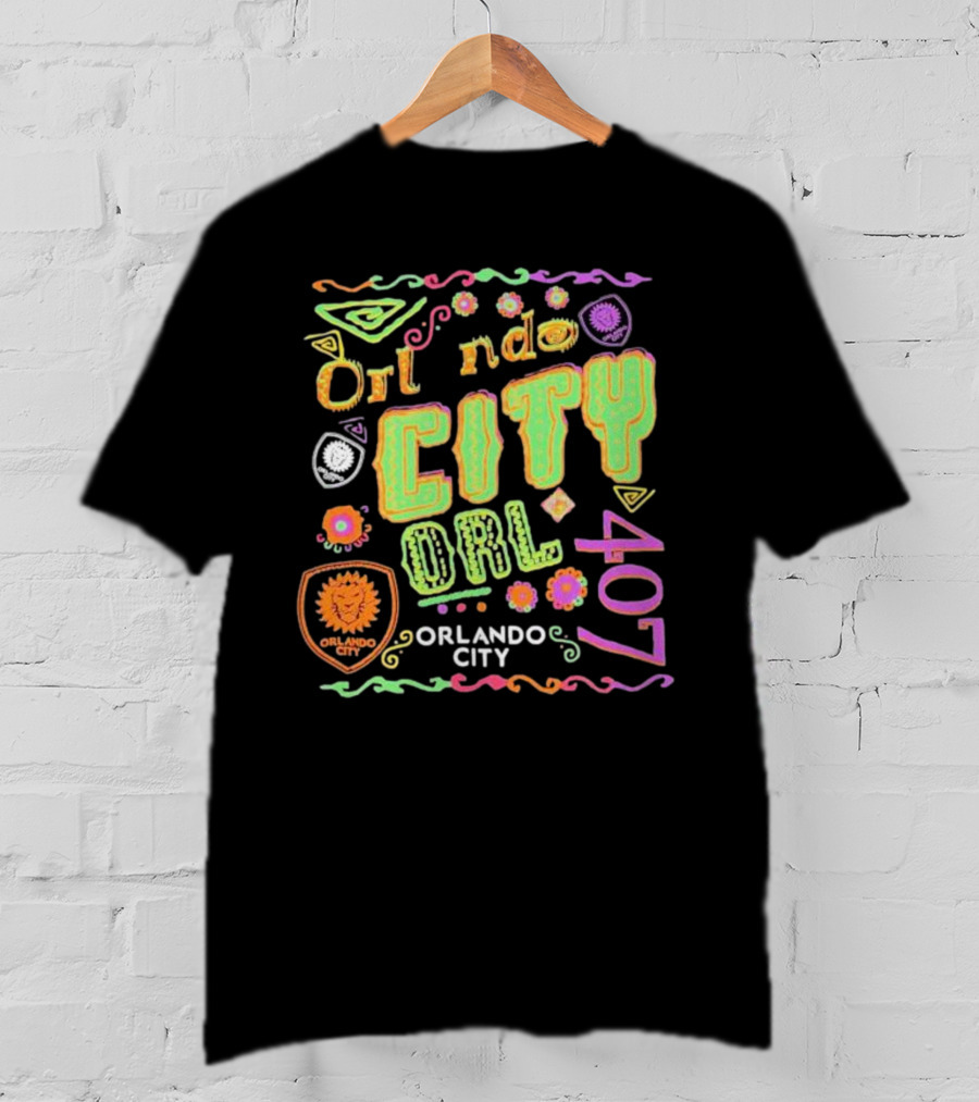 Orlando City 407 Papel Picado ORL City SC T-Shirt