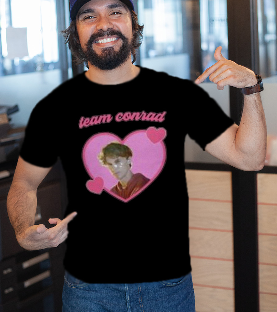 Team Conrad Heart Design Lembrar T-Shirt