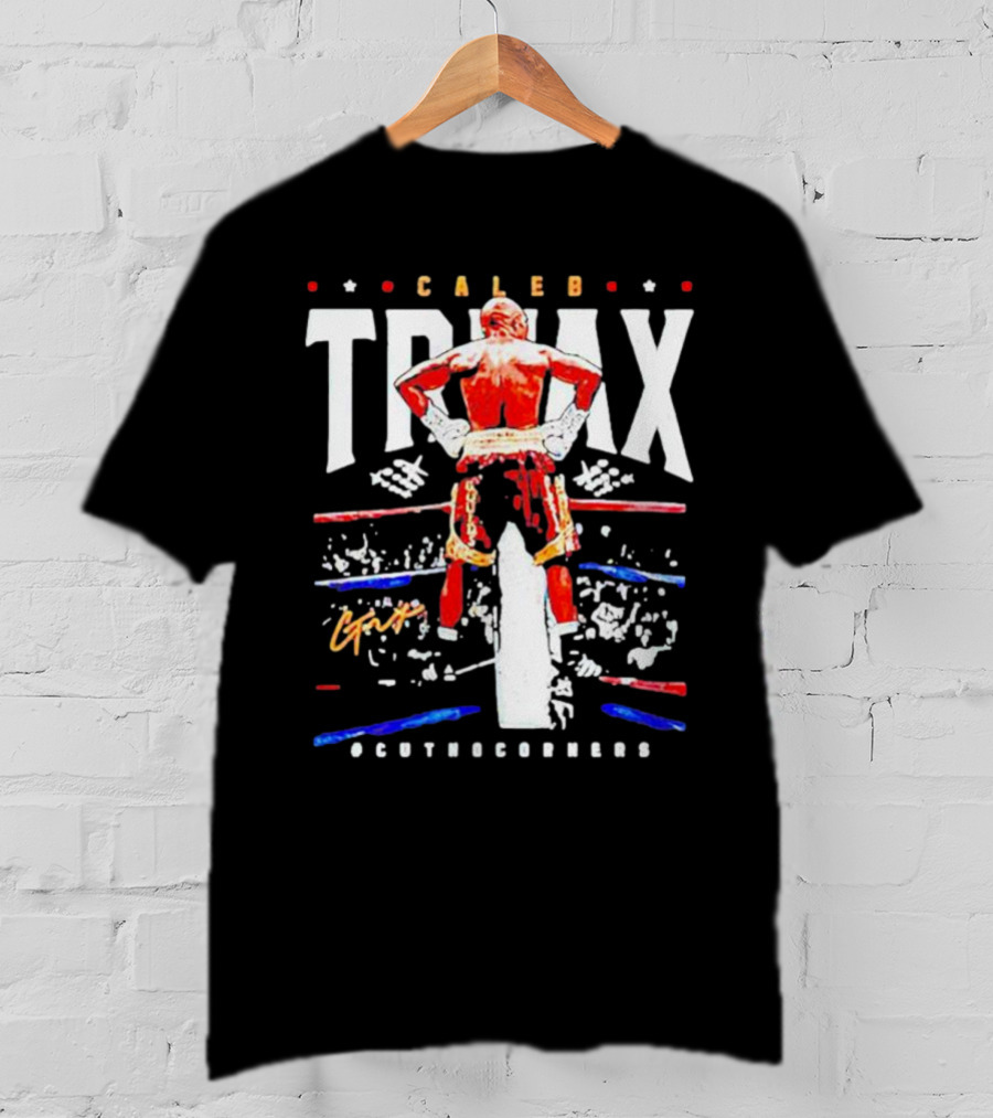 Caleb Truax Boxing Back Silhouette Cutnocorners T-Shirt