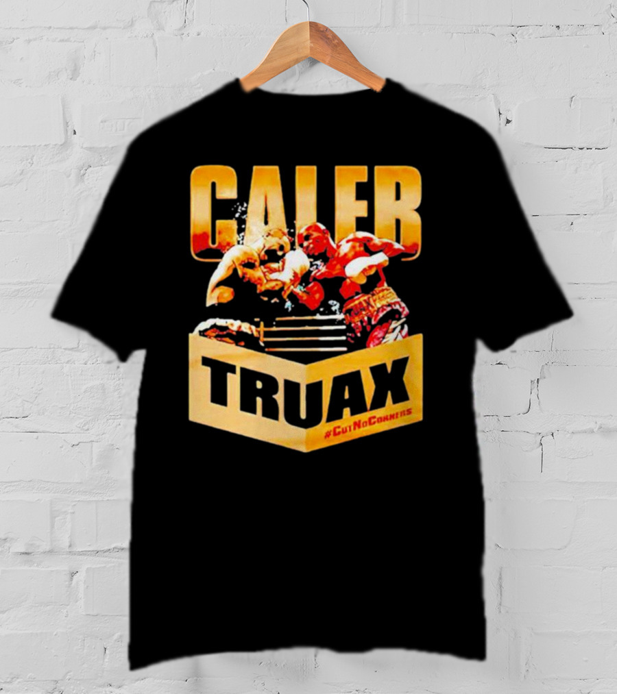 Caleb Truax Boxing Knockout #CutNoCorners T-Shirt