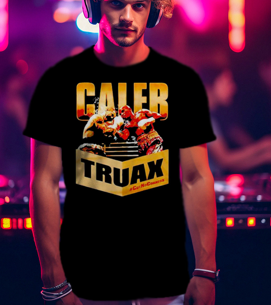 Caleb Truax Boxing Knockout #CutNoCorners T-Shirt