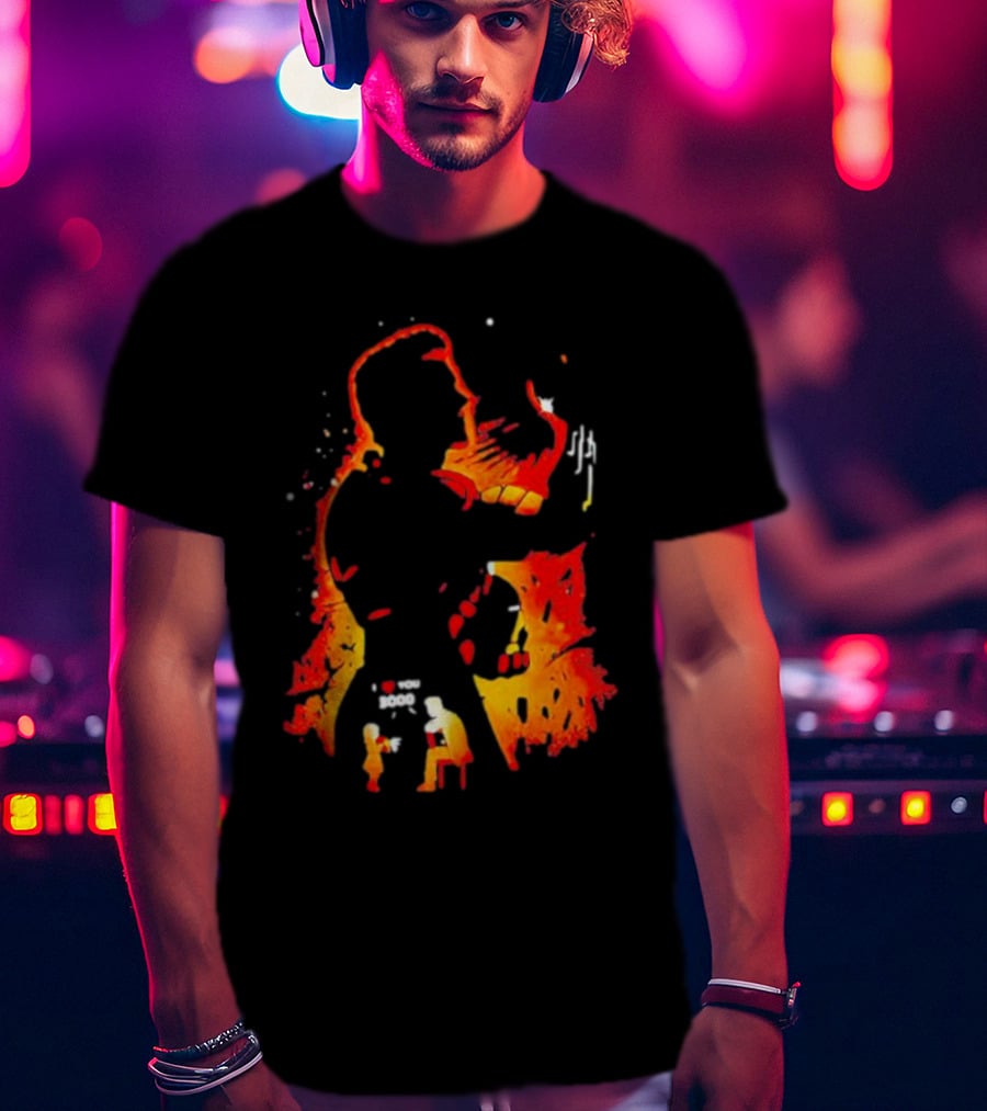 I Love You 3000 Man Of Iron Halloween T-Shirt