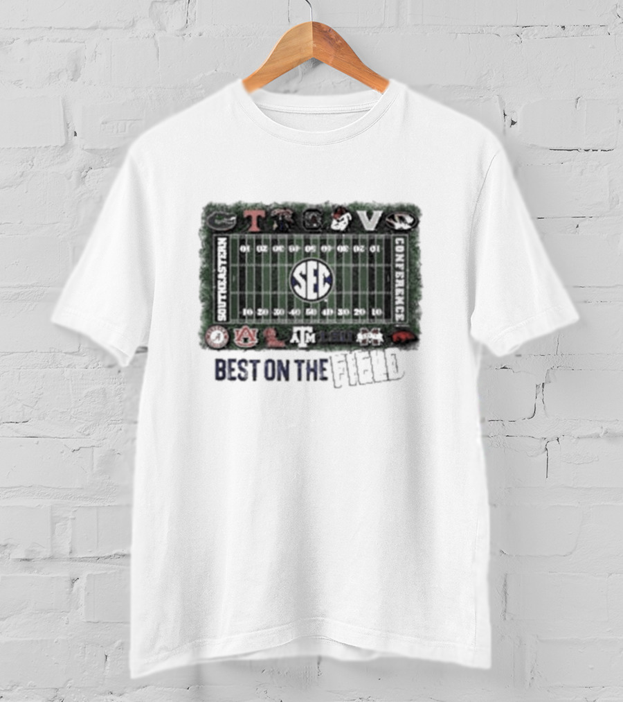SEC Football Conference Best On The Field Stadium T-Shirt
