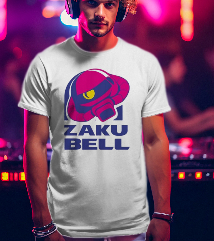 Dead Set Media Zaku Bell Mecha Fast Food Mashup T-Shirt
