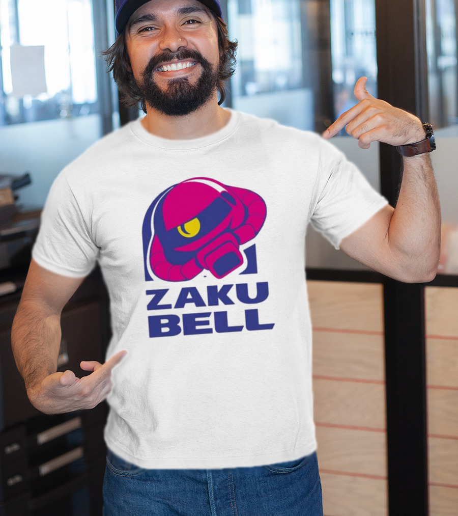 Dead Set Media Zaku Bell Mecha Fast Food Mashup T-Shirt