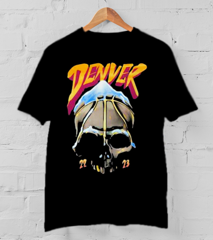 Denver Skull Basketball 22 23 T-Shirt