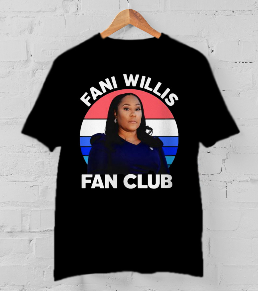 Fani Willis Fan Club Georgia District Attorney Stripes T-Shirt